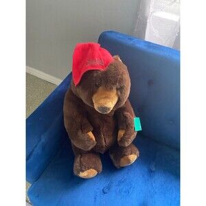 Vintage VTG Collectable Filene's 16" Feelix Christmas Teddy Bears Caps w tags
